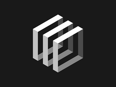 Cube logo logomark design