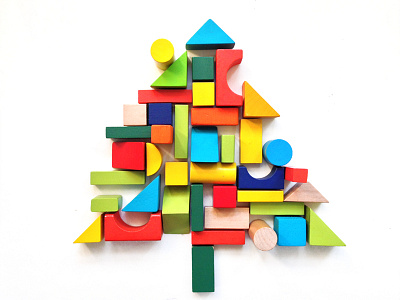 Merry Christmas merry christmas wood blocks