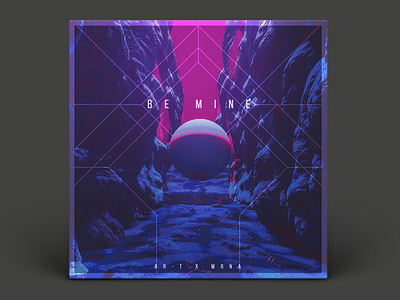 BE MINE - ART X MRNA abstract art abstract design album art album cover animation design deutsche designs fiverr illustration minimal photoshop typography