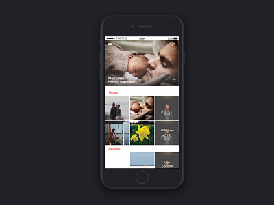 Kodak Moments app design ui ux