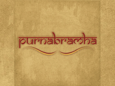 Purnabramha Branding branding design flat logo typography