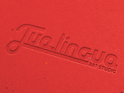 Tualingua letterpress branding design identity logo typography