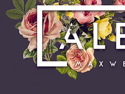 Quick Type Treatment flowers identity logo photoshop treatment type typography unfinished wip