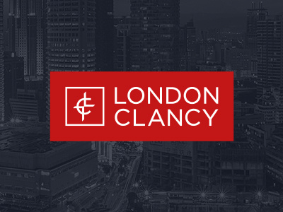 London Clancy Branding brand branding commercial property identity logo london clancy rebrand