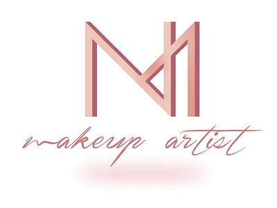 NM makeup artist designe logo logodesigne visualidentity