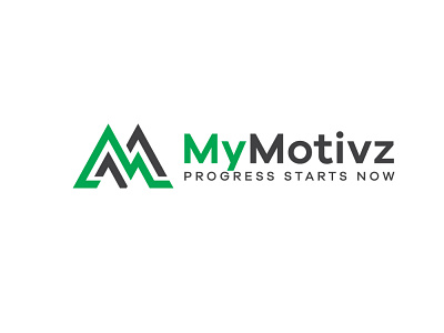 MyMotivz brand logo design abstatct logo design letter logo logo logo design minimal minimal logo minimalist logo