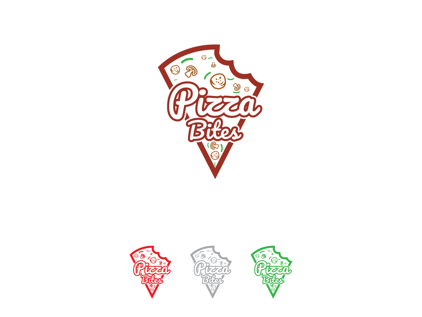 Pizza Bites Logo Design by DreamCreation on Dribbble