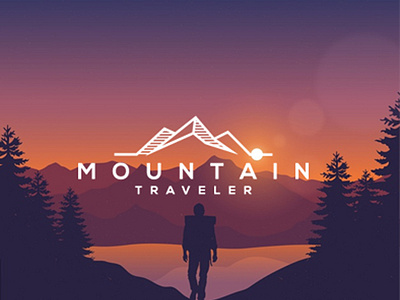 Mountain logo design logo minimal minimal logo mountain mountain logo nature logo travel logo