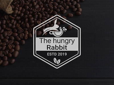 Cafe logo abstatct logo cafe cafe logo coffee coffeeshoplogo flatlogo food foodlogo logo logo design minimalist logo rabbit logo