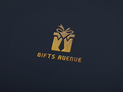 Gifts Avenue logo design abstatct logo brand logo flatlogo giftbox giftlogo letter logo logo logo design mens fashion minimal minimal logo minimalist logo tie