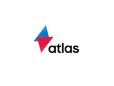 Atlas Delivery glass logo branding design logo ui ux