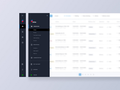 Atlas – Side menu