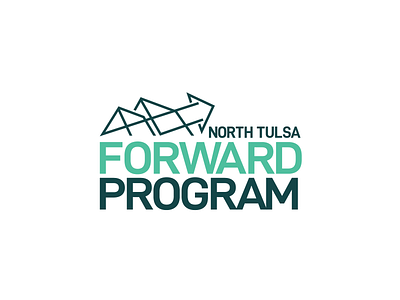 North Tulsa Forward Program Logo branding design graphic design identity illustration logo oklahoma tulsa typography vector