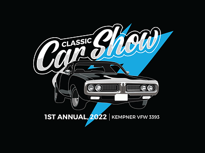 Classic Car Show T-shirt clothing design graphic design illustration t shirt tshirt typography vector