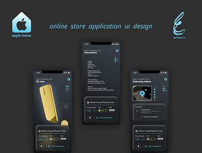 Online Store apple store figma shop store ui ux