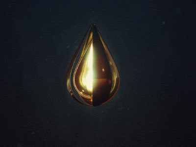 Drop 3d c4d cinema 4d cinema4d drop glow lantern light motion octane render