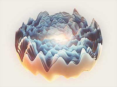 Waves Sequence 3d animation c4d cinema 4d motion motion design motion graphics waves