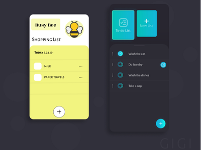 UX/UI Glow Up (Before and After) app before and after design gradient growth ios list practice shopping todo ui ux