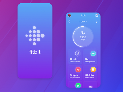 Daily UI Fitbit Redesign