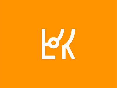 ŁOK branding clean design flat icon identity logo minimal typography vector