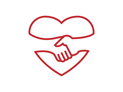Fight against violence branding clean design flat icon identity logo minimal non profit vector