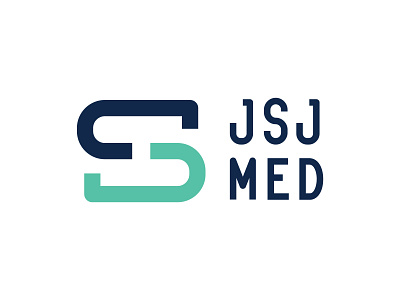 JSJ Medical brand identity branding iconography logo design medical modern web design