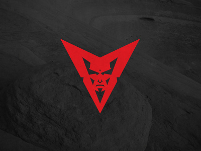 Red Devils Logo Concept brand high school identity logo sports
