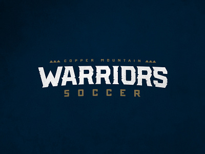 Copper Mountain Warriors SC Logo Type