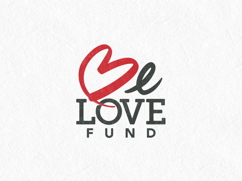 BeLOVE Fund Logo lettering missions outreach fundraising logo logo design