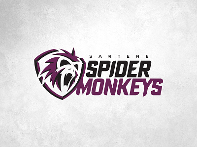 2018 Sartene Spider Monkeys design fantasy football football illustration logo mascot spider monkey sports sports design typography