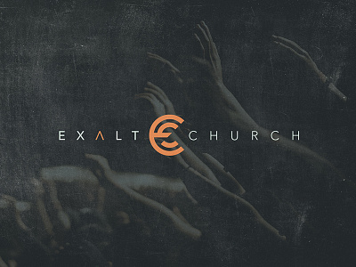 Exalt Church branding church exalt identity layout logo design logos