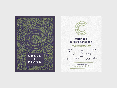 Capital Church Christmas Card card card design christmas card design holiday iconography illustration layout layout design lettering type typography