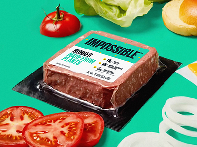 Impossible Packaging impossible meat packaging sticker type