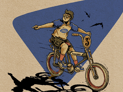 Kawsakiti art artwork bike bmx character design graphic design illustration kustom kulture vintage