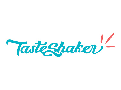 Tasteshaker Rebound hand drawn lettering logo movement shaker tastemaker typography