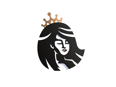 The princess beauty branding design flat illustration flatdesign girl identity lady medieval princess woman