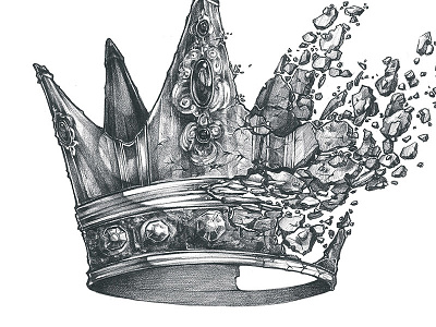 King Krule band break crown illustration king krule music pencil poster