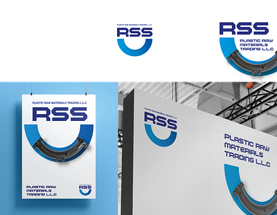RSS Logo design Plastic Raw Materials Trading L.L.C branding design libya logo material plastic turkey