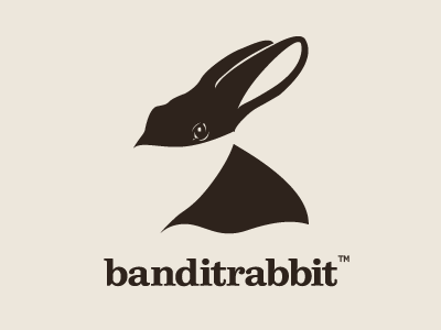 Bandit.Rabbit animal bandit logo rabbit