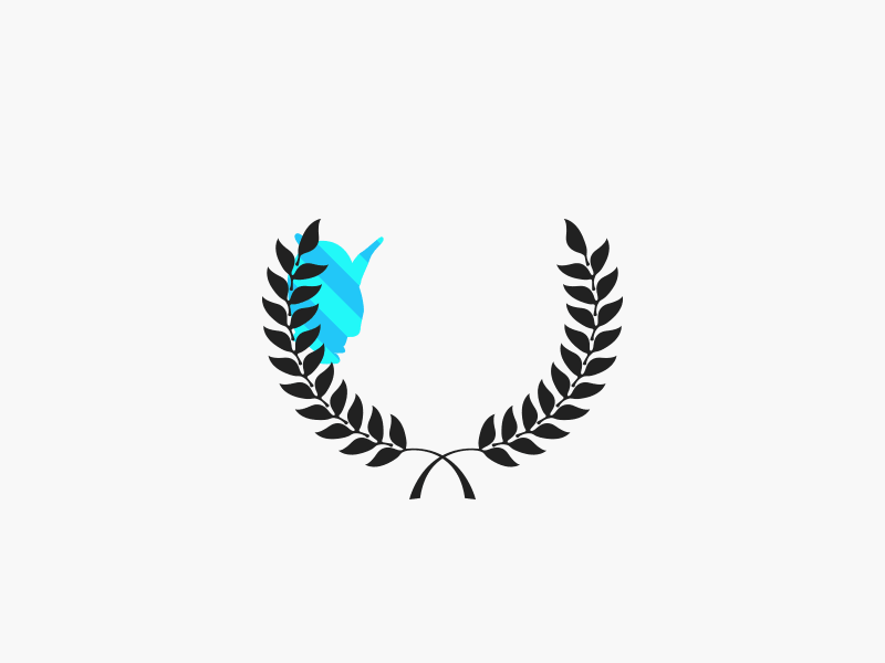 Stolkramaker Logo - Cyan Dream Variant gif stripes cyan blue glitch rabbit logo