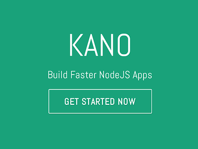 Kano - open source NodeJS boilerplate