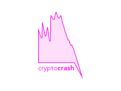Cryptocrash crash crypto cryptocurrencies logo market sketch