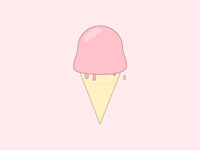 Ice Cream Cone color colorful colorful dots llc colorfuldots cone ice cream sketch