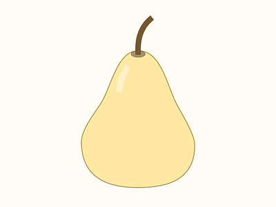 Pear color colorful colorful dots llc colorfuldots daily design challenge delicious food pear sketch
