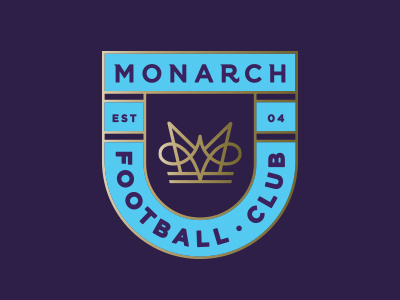Monarch football identity soccer