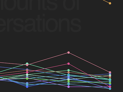 line charts blue dark data dot graph line pink visualization
