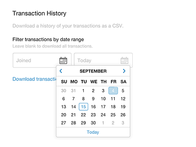 Transaction History blue calendar download forms venmo white