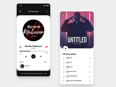 Music Player App Concept Deign