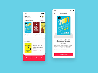 Ebook Library App Concept Design