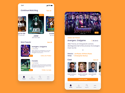 Movie App Concept Design